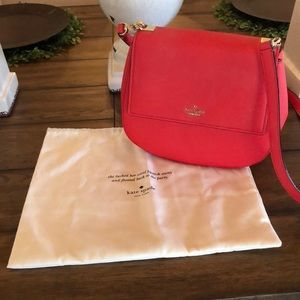 Kate Spade Red Shoulder Bag Purse